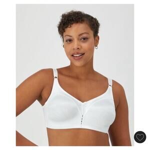 Bali Double Support Wireless Bra White 40DD